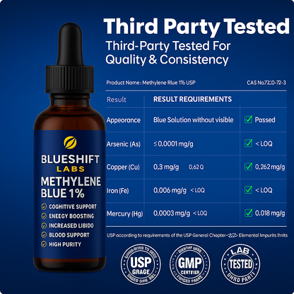 Ultimate BLUESHIFT LABS Methylene Blue 1% - Liquid Drops